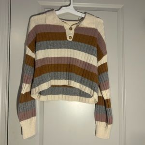 Multi colored sweater size large